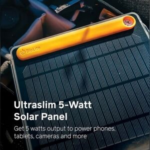 BioLite 5-Watt Solar Panel Charger